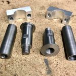Custom fabricated sleaves and mounting points
